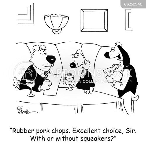Pork Chops Cartoons and Comics funny pictures from CartoonStock