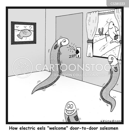 Electric Eels Cartoons and Comics funny pictures from CartoonStock