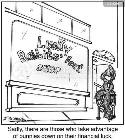 Rabbit's Foot Cartoons and Comics - funny pictures from CartoonStock