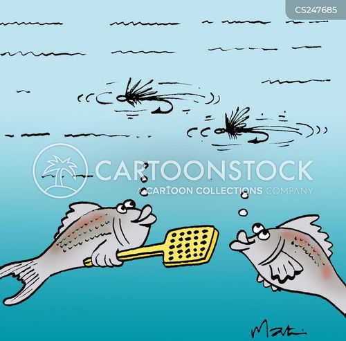 Fly Fishing Cartoons and Comics - funny pictures from CartoonStock