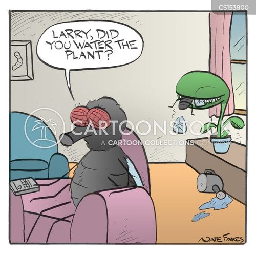 Plant Predator Cartoons and Comics - funny pictures from CartoonStock