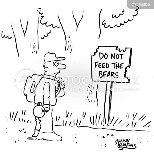 Do not feed the bears cartoons and comics funny pictures from