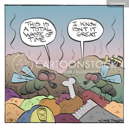 Landfills Cartoons and Comics funny pictures from CartoonStock
