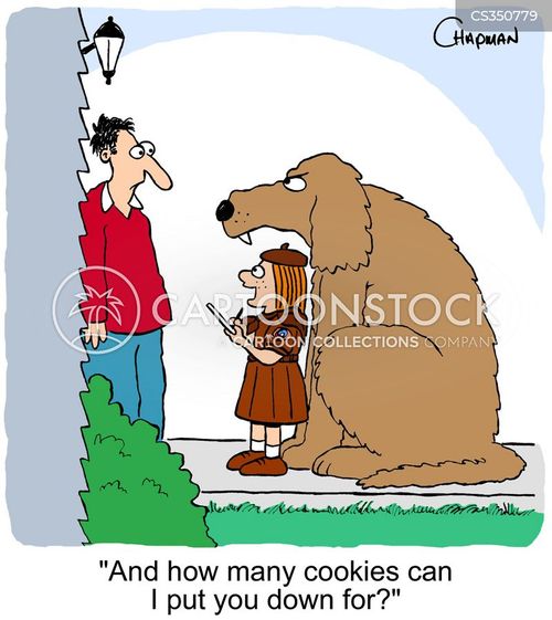 Girl Scout Cartoons and Comics funny pictures from CartoonStock
