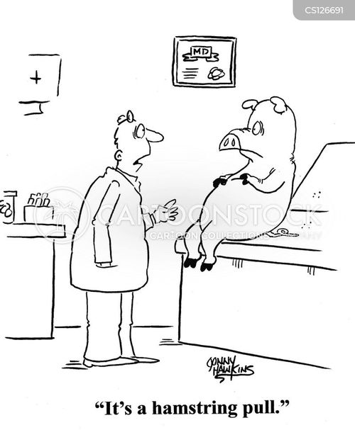 Hamstring Cartoons and Comics funny pictures from CartoonStock