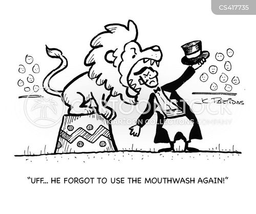 Mouthwash Cartoons and Comics funny pictures from CartoonStock