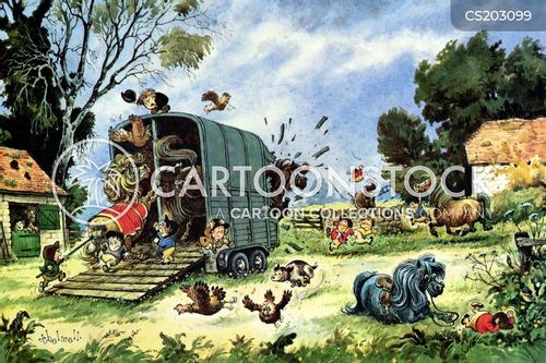 Horse Trailers Cartoons and Comics funny pictures from CartoonStock