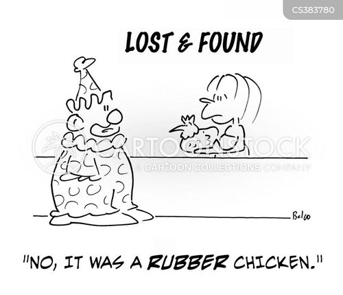 Rubber Chicken Cartoons and Comics funny pictures from CartoonStock