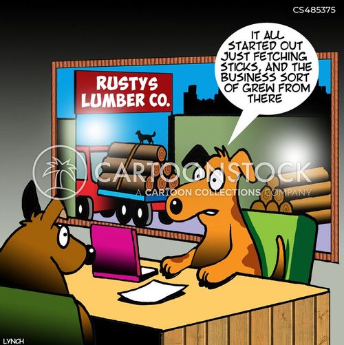 Lumber Yard Cartoons and Comics funny pictures from CartoonStock