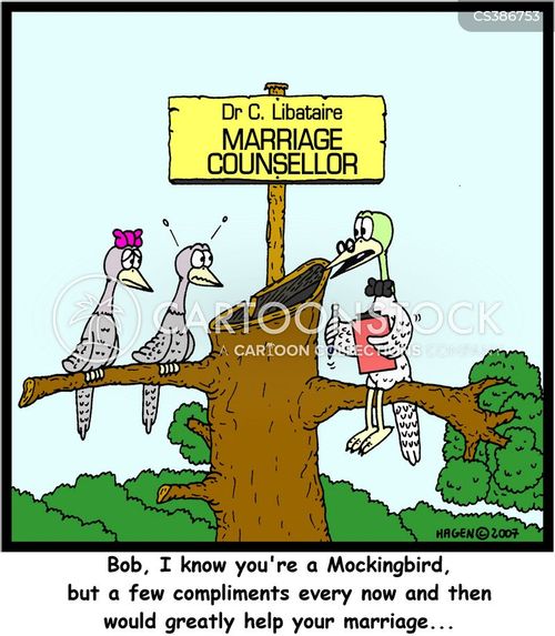Mockingbirds Cartoons and Comics funny pictures from CartoonStock