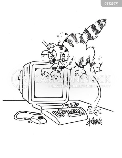 Cat Attacks Cartoons And Comics Funny Pictures From Cartoonstock