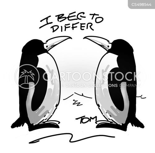 Beg To Differ Cartoons and Comics - funny pictures from CartoonStock