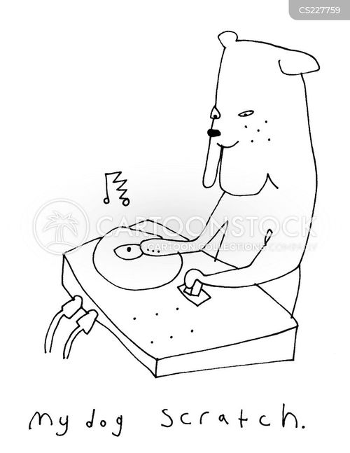 Turntables Cartoons and Comics funny pictures from CartoonStock