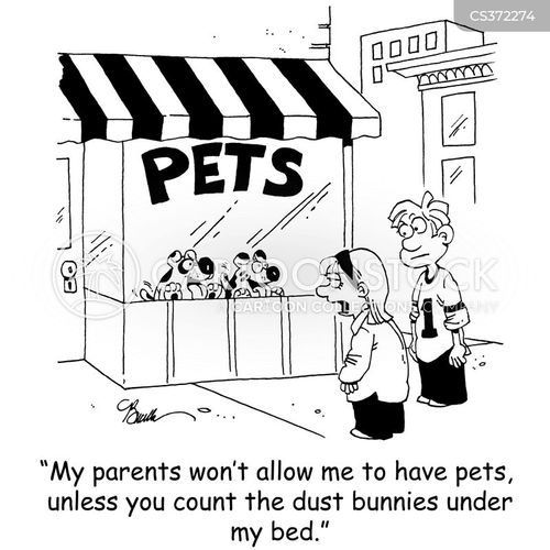 Dust Bunny Cartoons and Comics funny pictures from CartoonStock