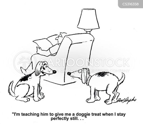 Dog Treat Cartoons and Comics funny pictures from CartoonStock