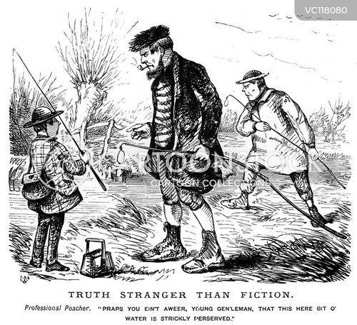 Poacher Vintage and Historic Cartoons
