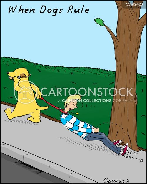 Canine Roles Cartoons and Comics funny pictures from CartoonStock