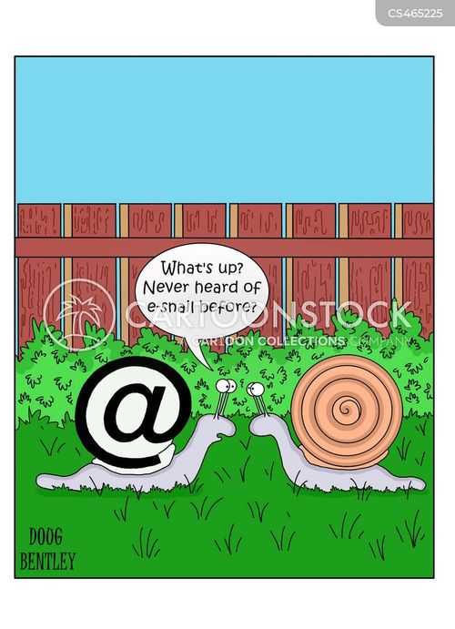 Snailmail Cartoons and Comics funny pictures from CartoonStock