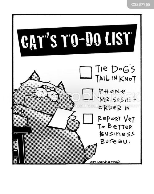 Making Lists Cartoons and Comics funny pictures from CartoonStock