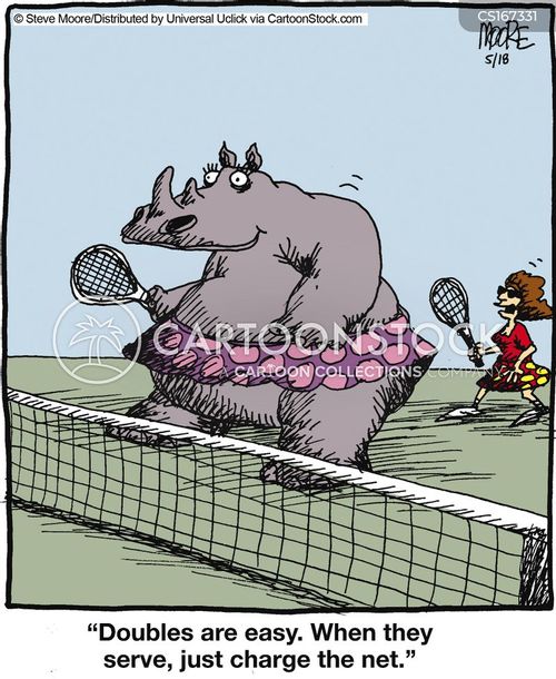 Tennis Cartoons and Comics funny pictures from CartoonStock