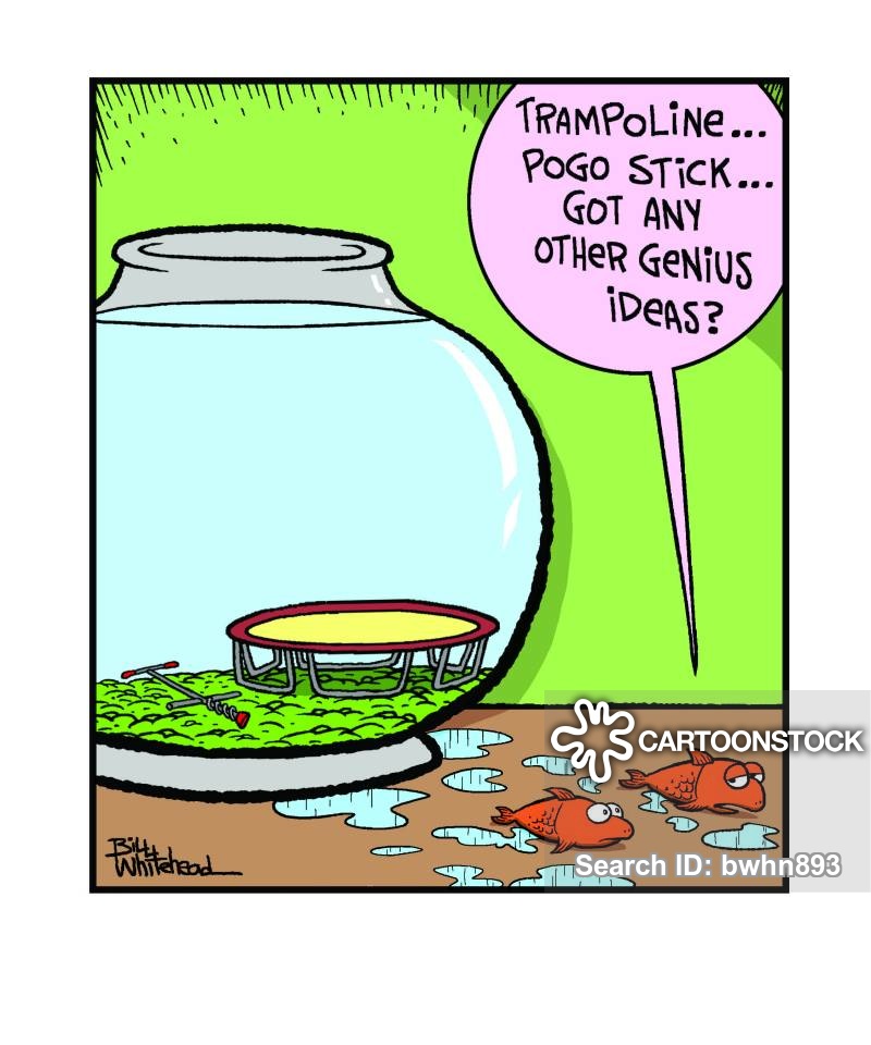 Trampoline Cartoons and Comics funny pictures from CartoonStock