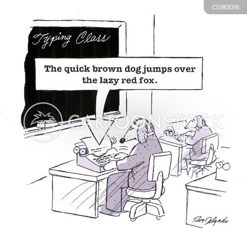 Typewriters Cartoons and Comics funny pictures from CartoonStock