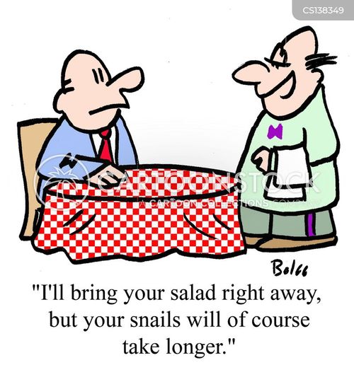 Escargot Cartoons and Comics funny pictures from CartoonStock