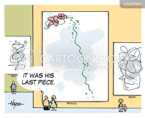 Last Piece Cartoons and Comics - funny pictures from CartoonStock