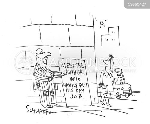 Writing Careers Cartoons and Comics - funny pictures from CartoonStock