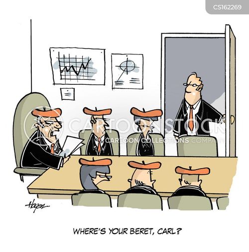 Beret Cartoons And Comics Funny Pictures From Cartoonstock