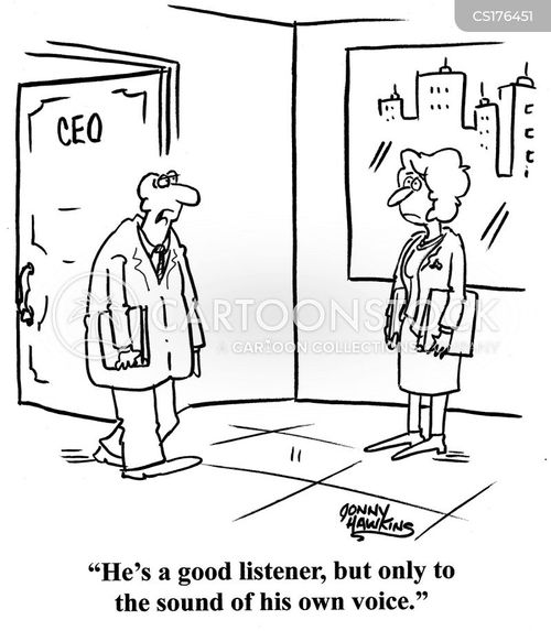 Cartoon – He's a good listener | HENRY KOTULA