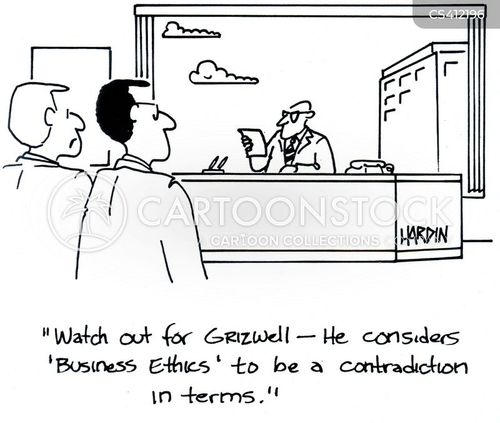 Business Morals Cartoons and Comics funny pictures from CartoonStock