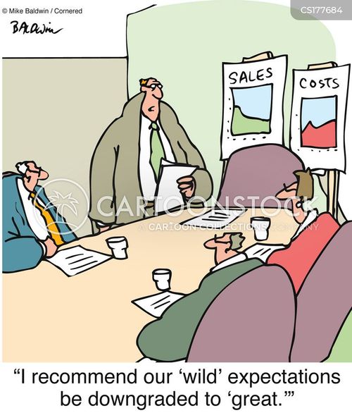 Image result for unrealistic expectations cartoon