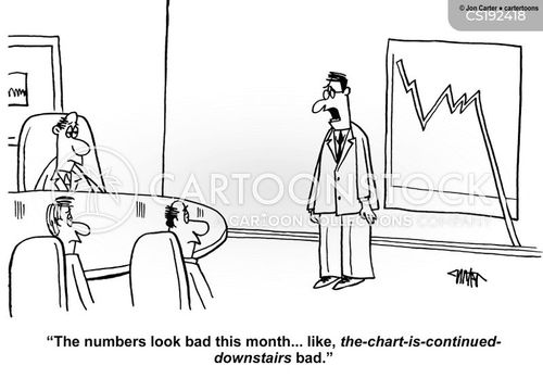 Cartoon – The numbers look bad this month | HENRY KOTULA