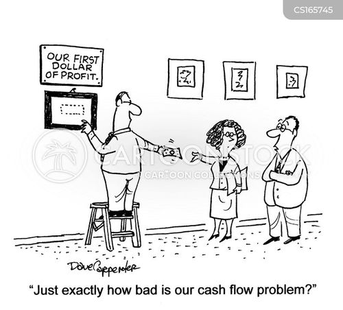 Cartoon – Cash Flow Problems | HENRY KOTULA