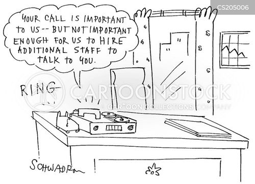 Answering Machine Cartoons and Comics funny pictures from CartoonStock