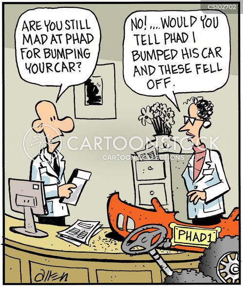 Fender Benders Cartoons and Comics funny pictures from CartoonStock