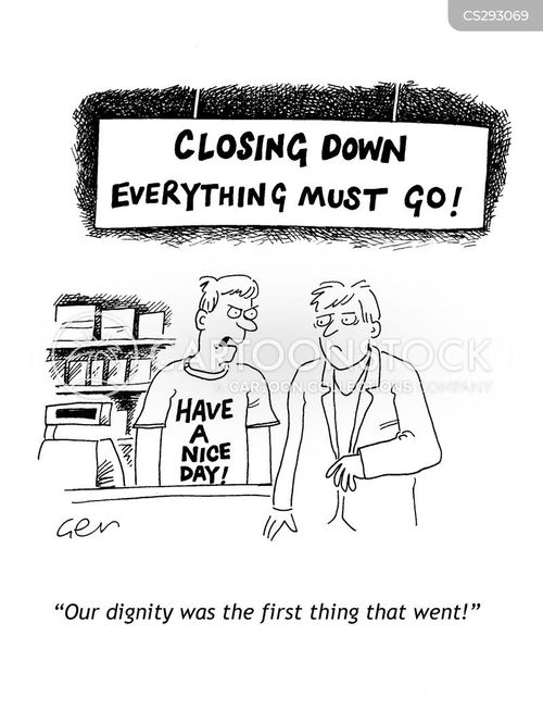 Closing Down Sale Cartoons and Comics funny pictures from CartoonStock