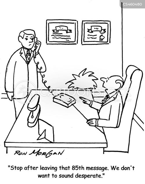 Telephone Messages Cartoons and Comics funny pictures from CartoonStock
