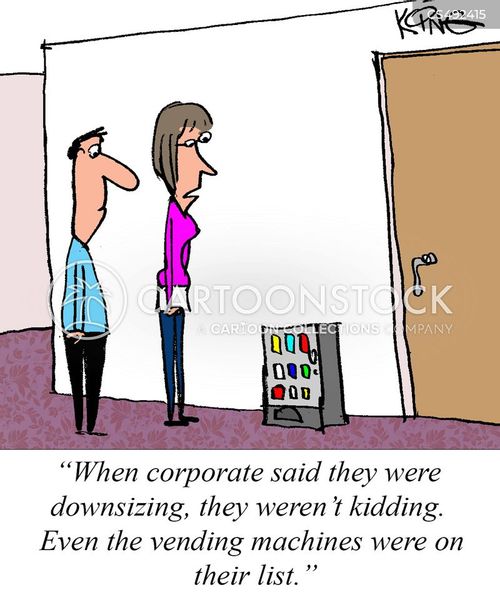 Employee Cutbacks Cartoons and Comics funny pictures from CartoonStock