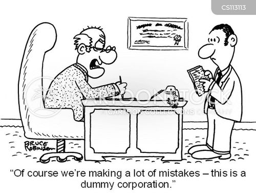 Dummy Corporation Cartoons and Comics funny pictures from CartoonStock