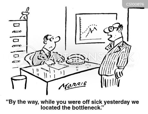 Bottleneck Cartoons and Comics funny pictures from CartoonStock