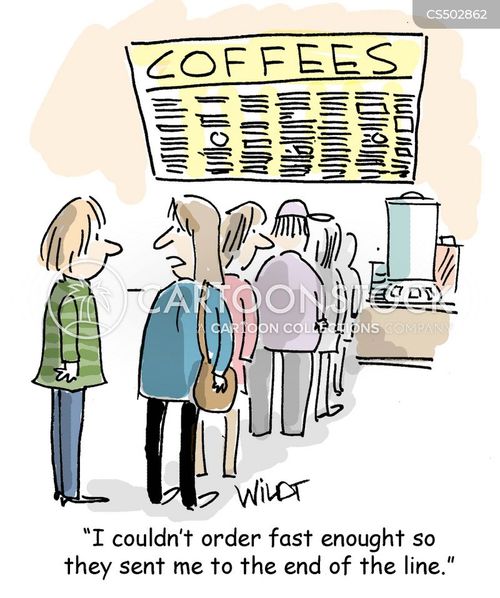 Coffee Order Cartoons and Comics funny pictures from CartoonStock