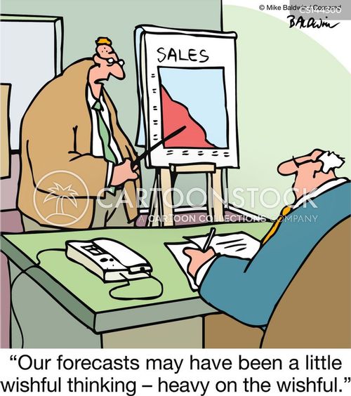 Cartoon – Forecasts Heavy on the Wishful | HENRY KOTULA