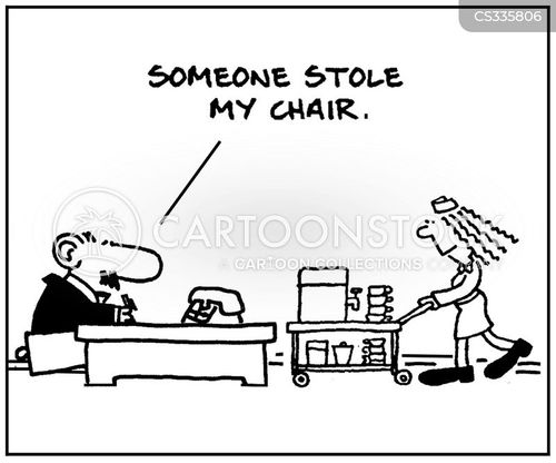 Office Chairs Cartoons and Comics funny pictures from CartoonStock
