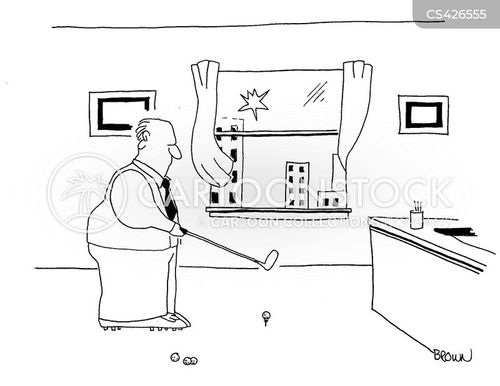 Lost Golf Ball Cartoons and Comics funny pictures from CartoonStock
