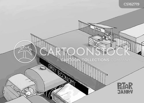 Grey Economy Cartoons and Comics - funny pictures from CartoonStock