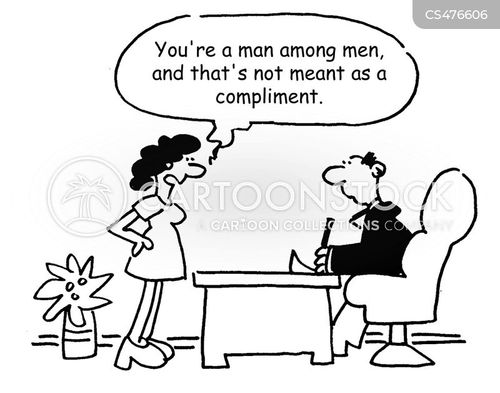 Polite Compliment Cartoons and Comics - funny pictures from CartoonStock