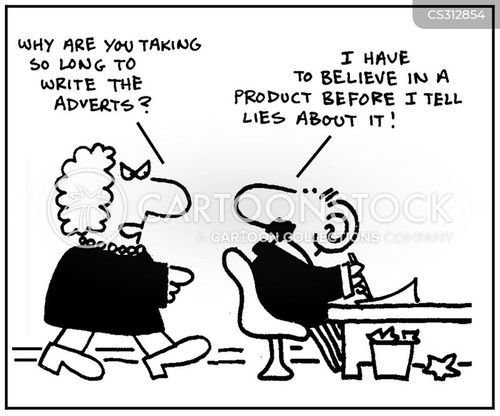 Copywriting Cartoons and Comics funny pictures from CartoonStock