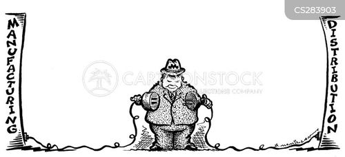 Distribution Cartoons and Comics - funny pictures from CartoonStock